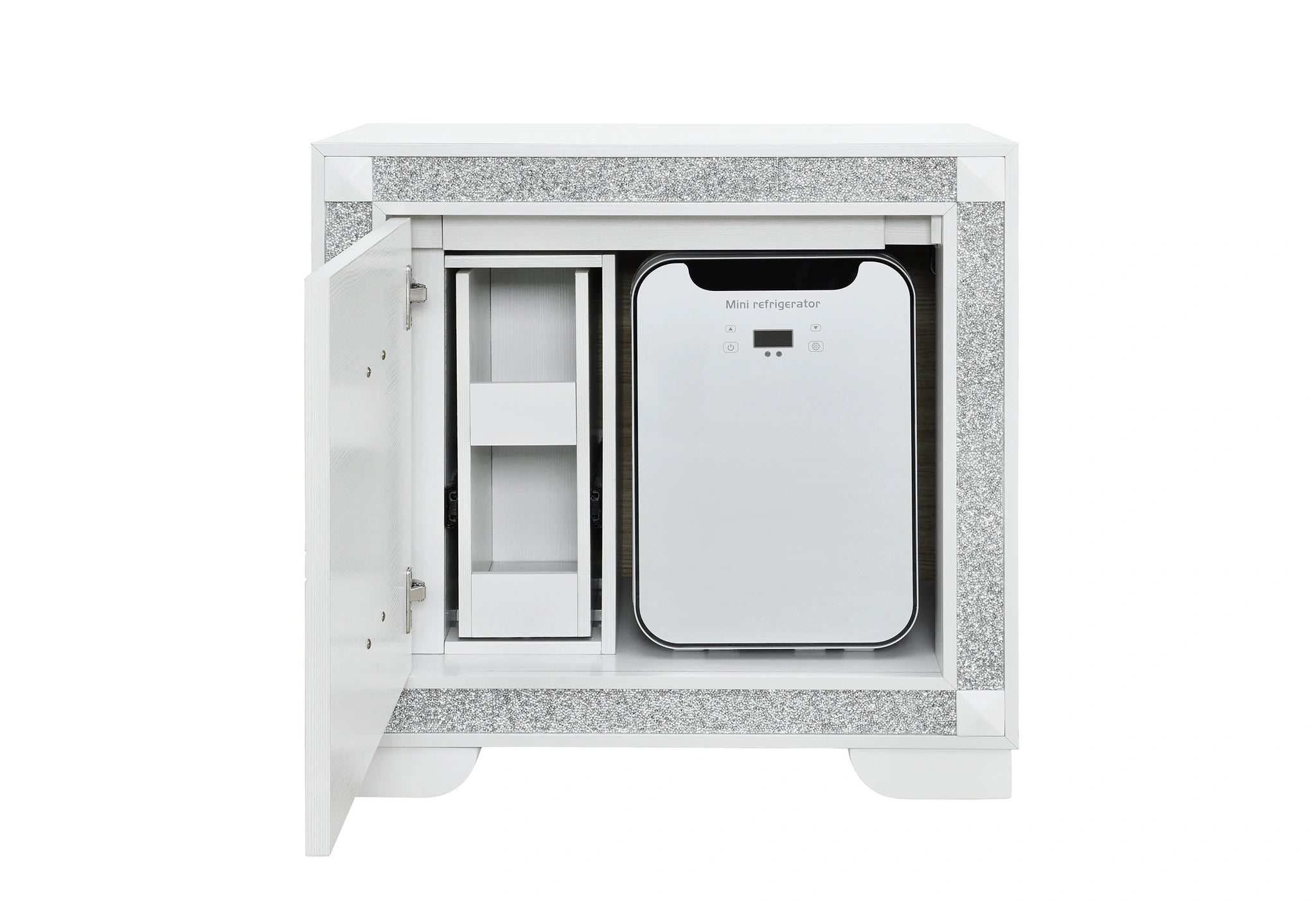 Soleil Nightstand with Cooler and Speaker