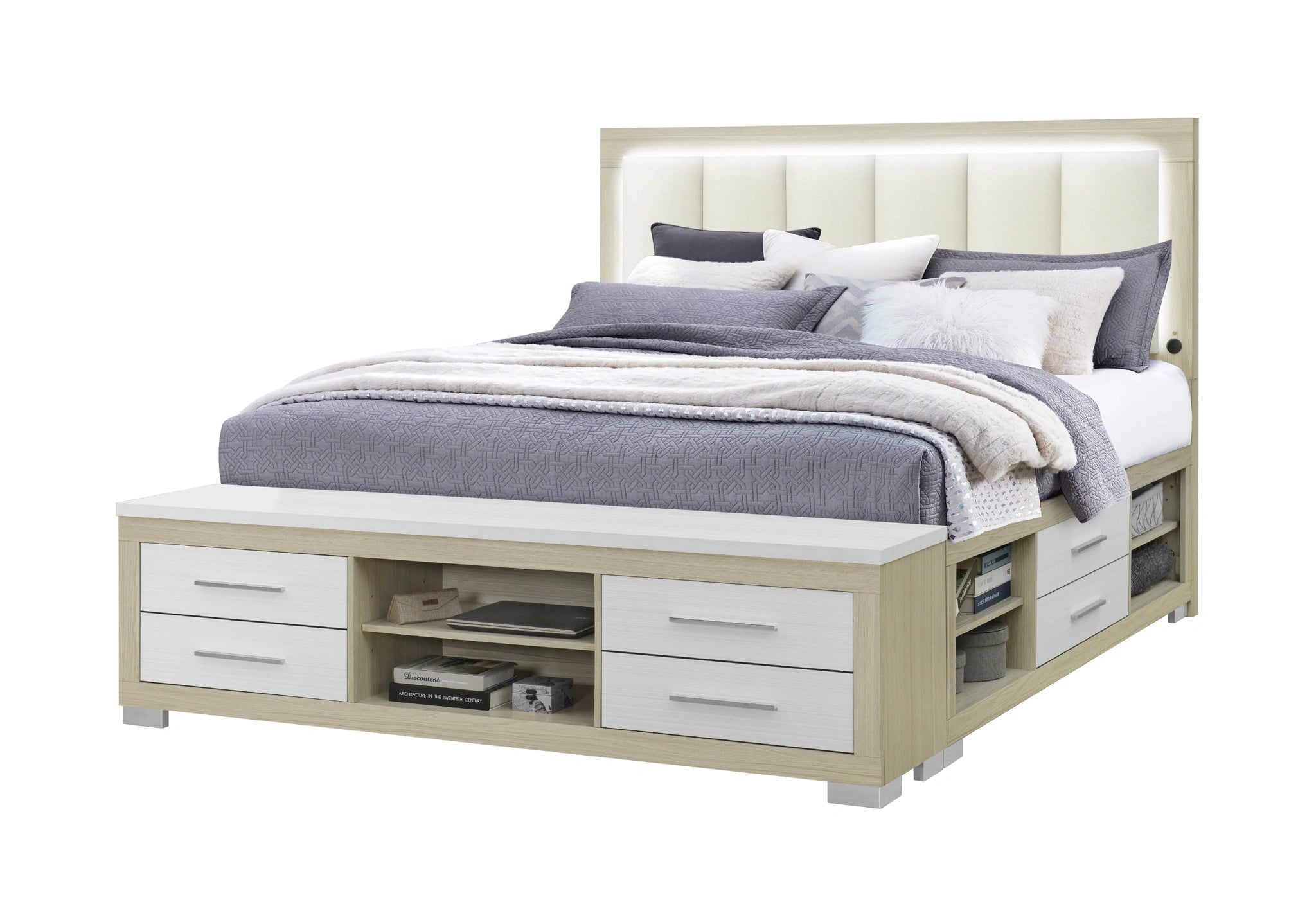 Emma Bed with LED and USB