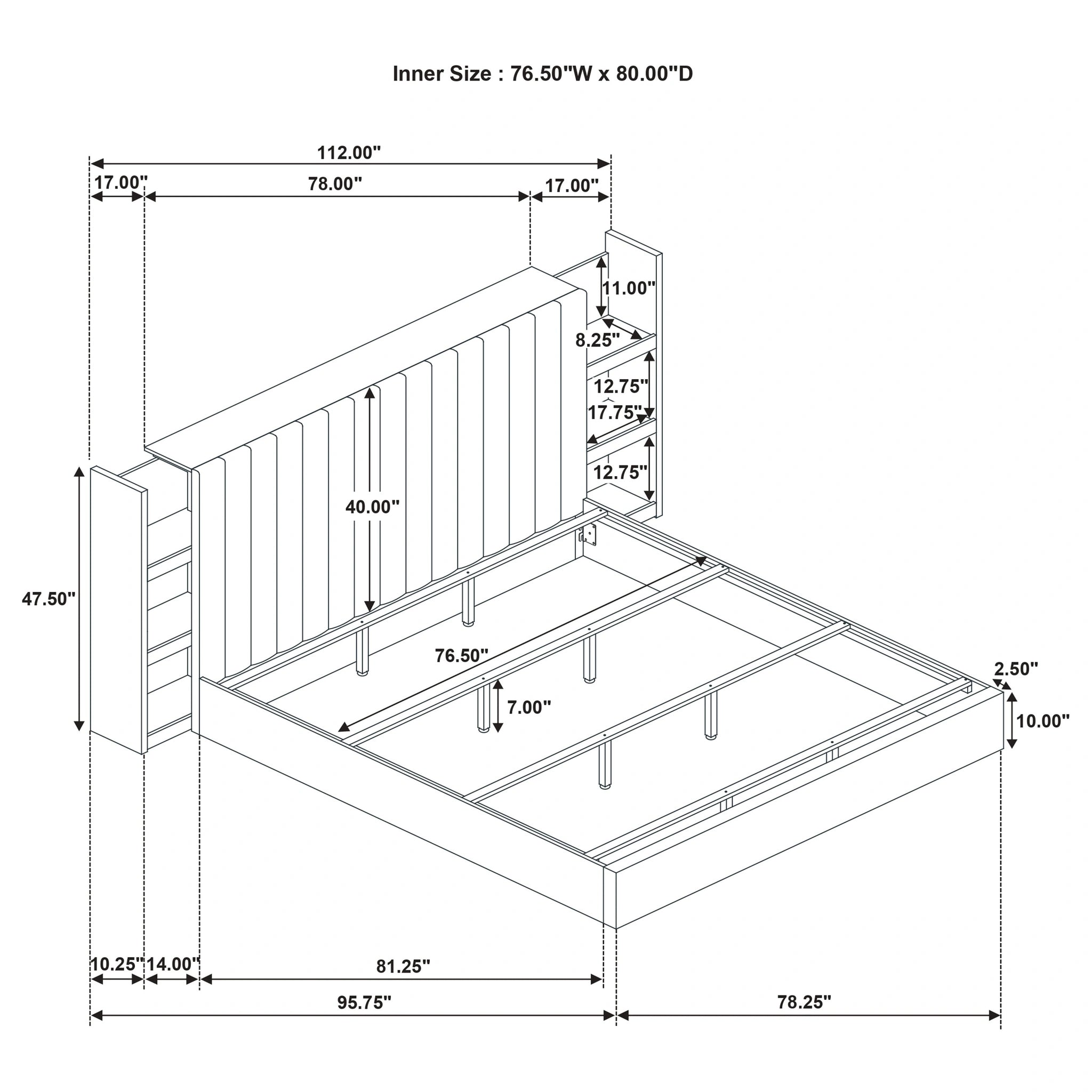 Arielle Bookcase Bed