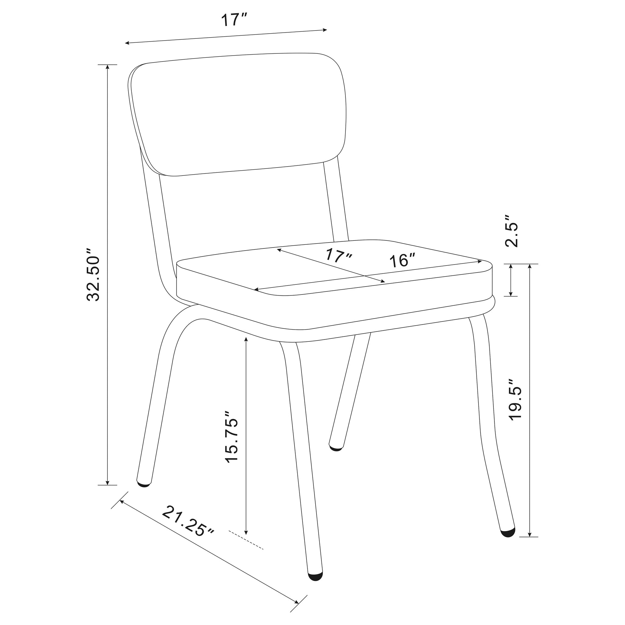 Retro Dining Side Chair