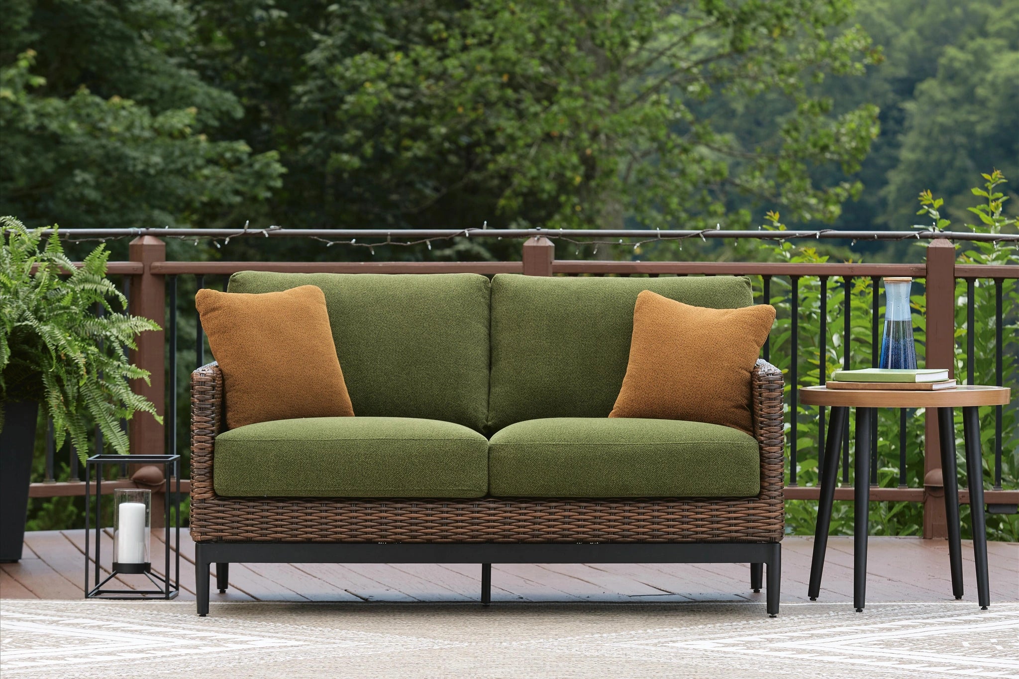Horizon Hall Outdoor Loveseat with Cushion