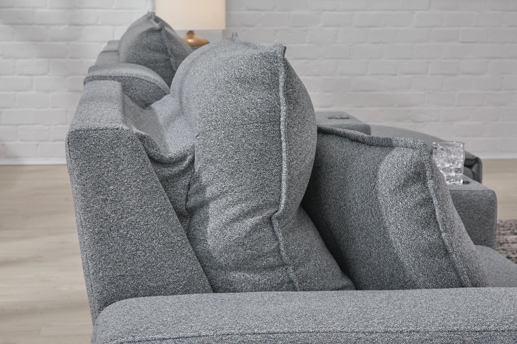 Modmax II Power Reclining Sectional with Chaise and Audio Consoles