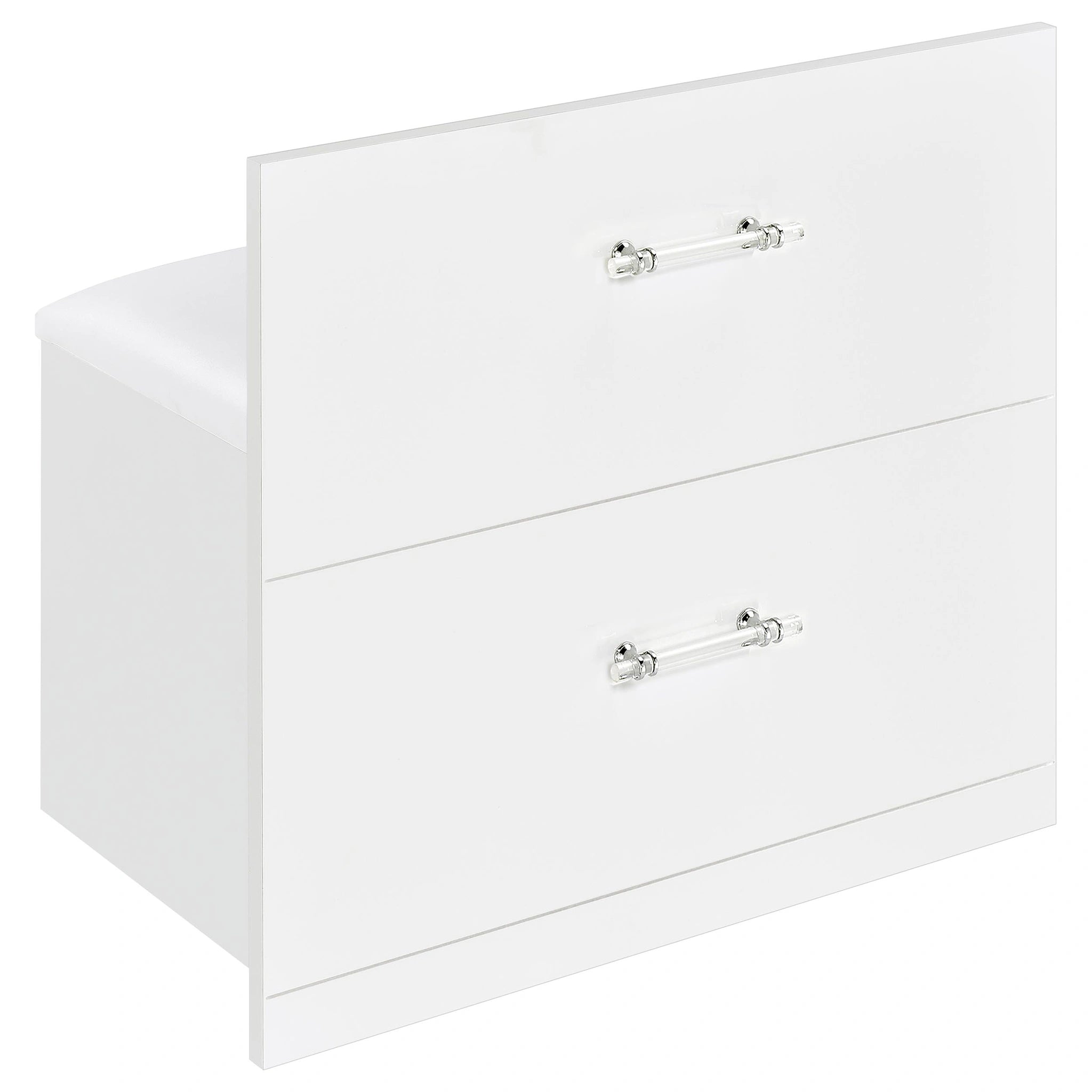 Flora Makeup Vanity Table with LED Mirror and Stool