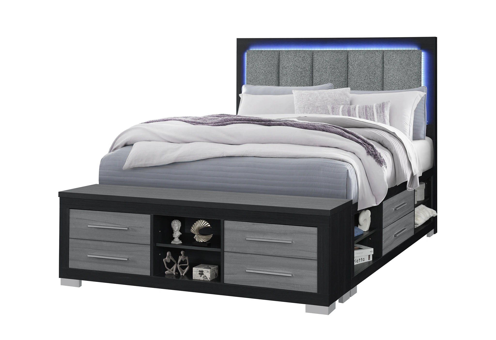 Emma Bed with LED and USB
