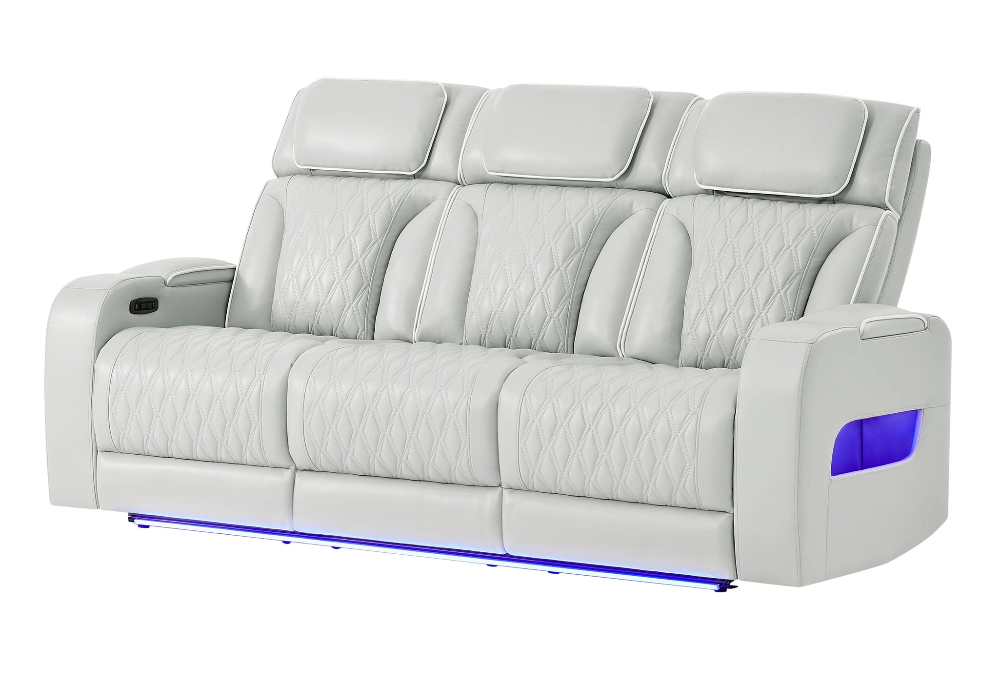 U8611 Blanche Power Reclining Sofa with PHR and LED