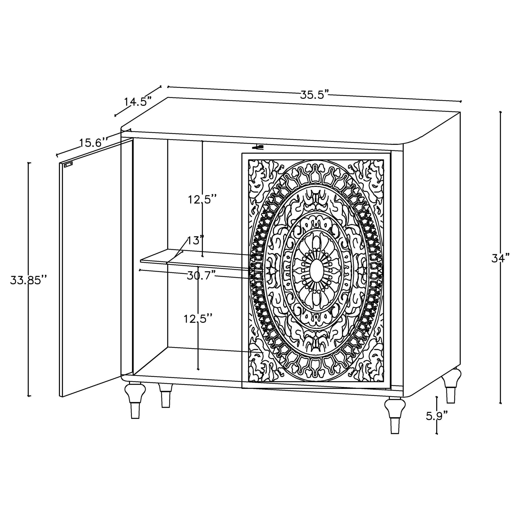Cardella Accent Cabinet