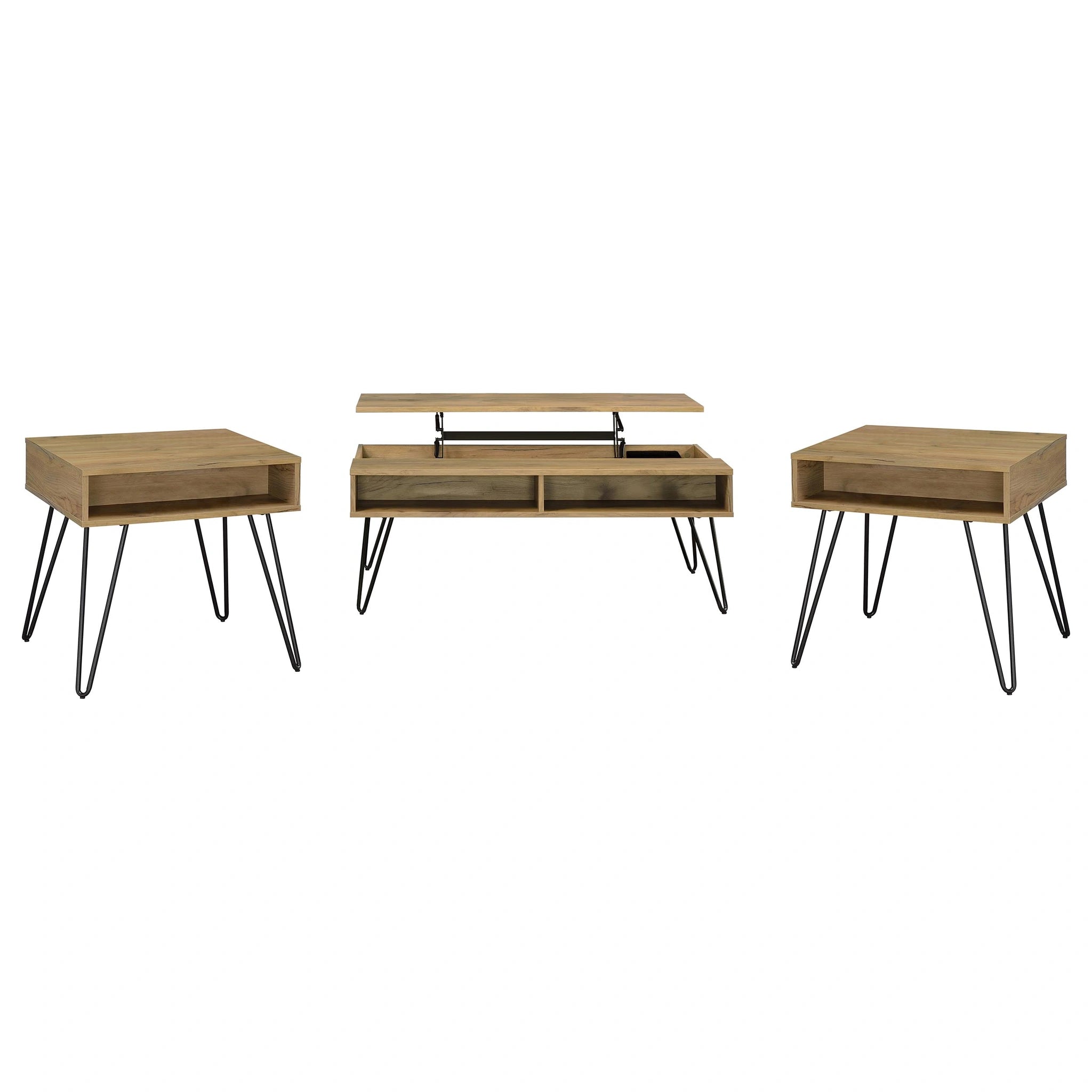 Fanning Lift-Top Coffee Table Set