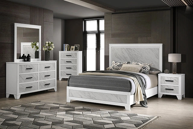 Darlene 5 Pc Queen Bedroom Set w/ 2 Nightstands
