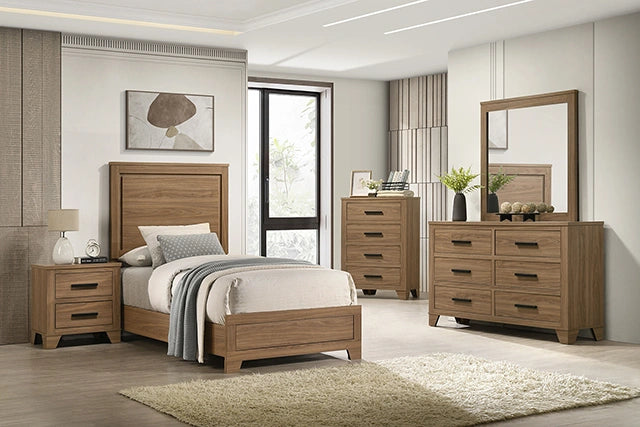 Panelli 4 Pc Twin Bedroom Set