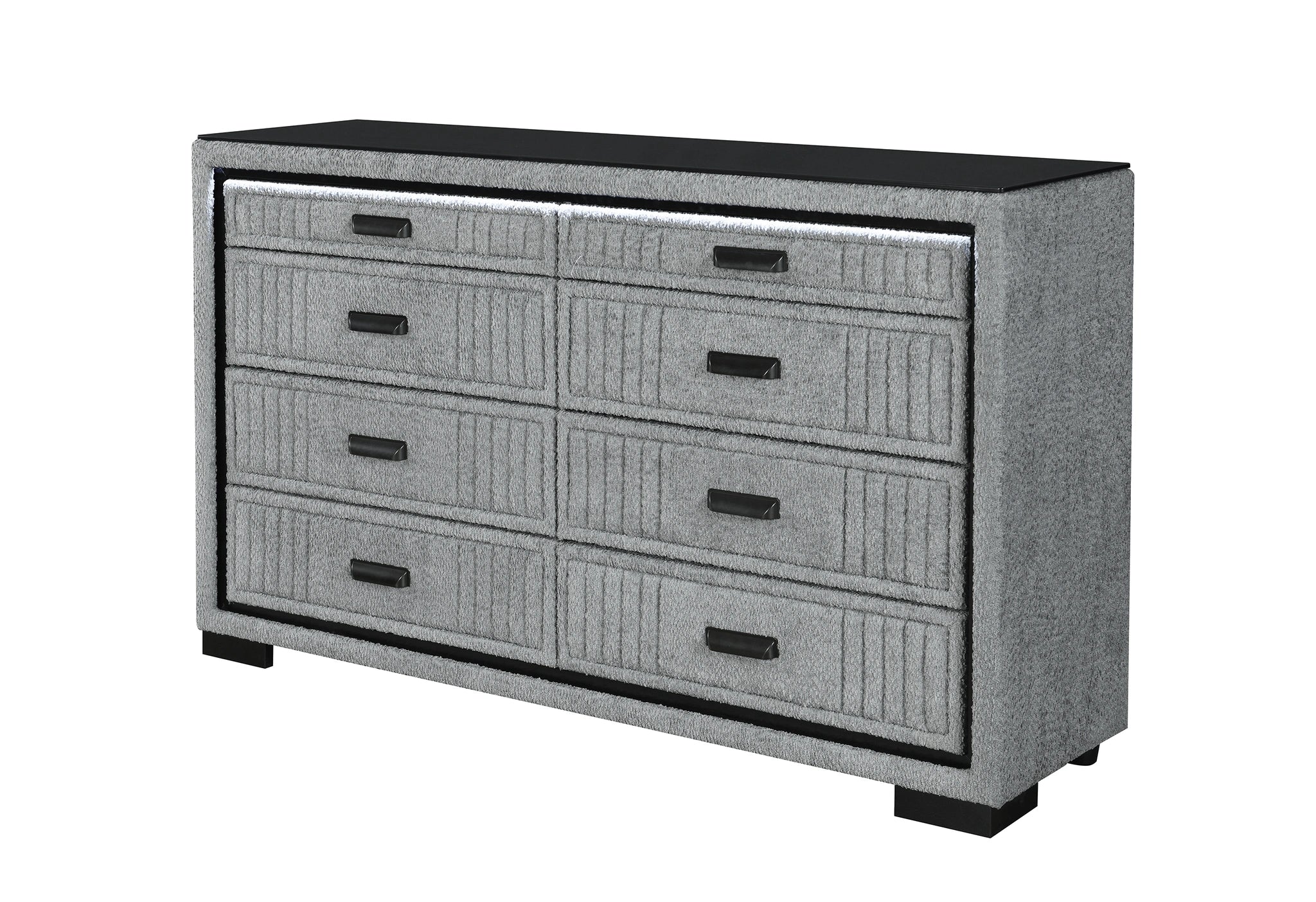 Isabella Grey Dresser with LED