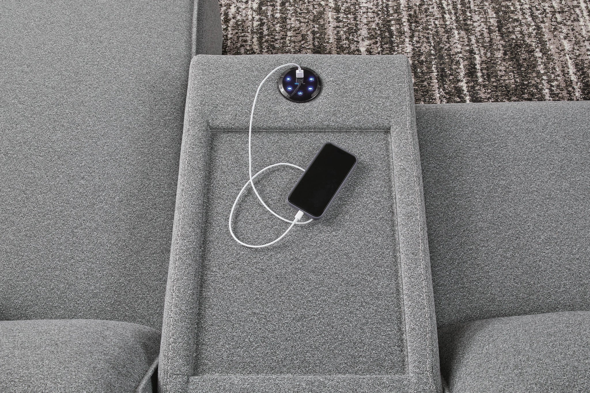 Modmax II Power Reclining Sectional with Audio Consoles