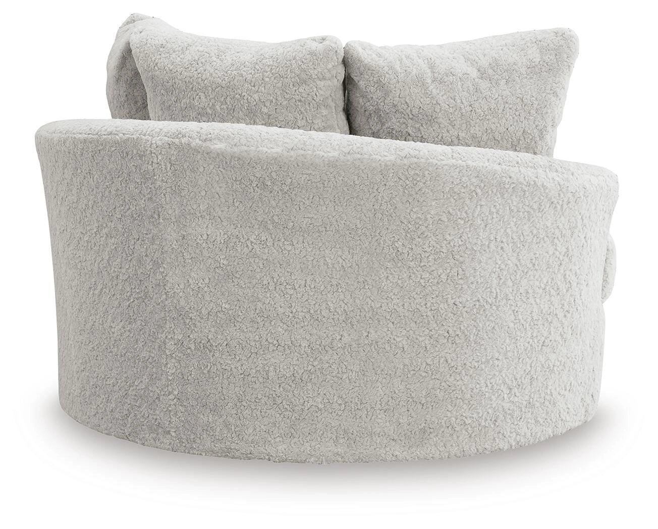 Cuddle Plush Oversized Swivel Accent Chair