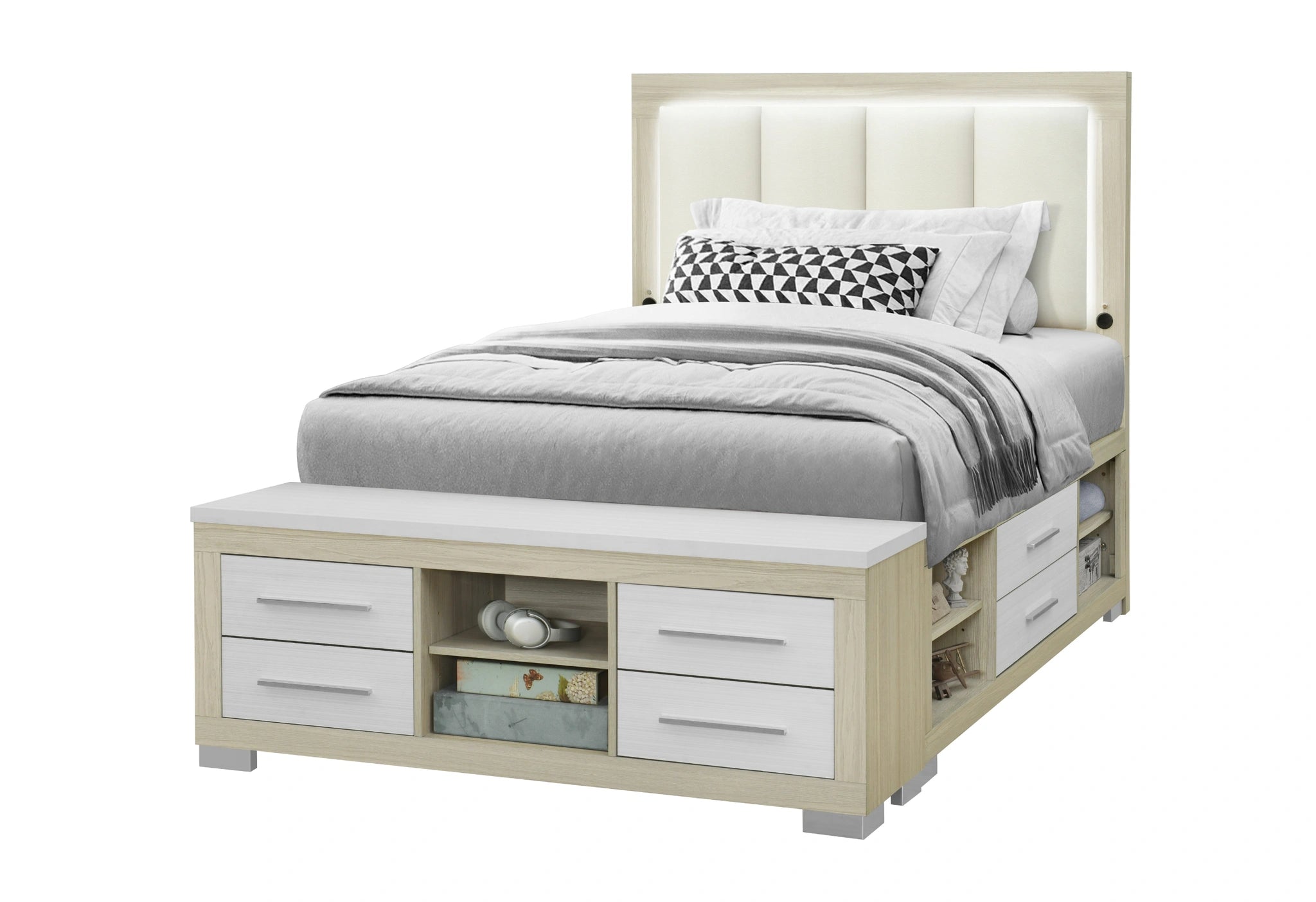 Emma Bed with LED and USB
