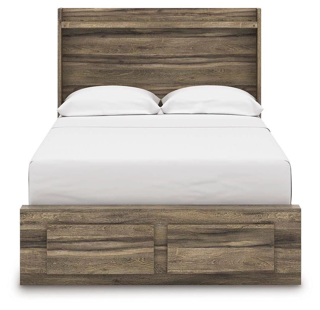 Elbrim Panel Storage Bed