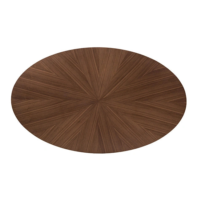 Ebikon 5 Pc Dining Table Set Walnut