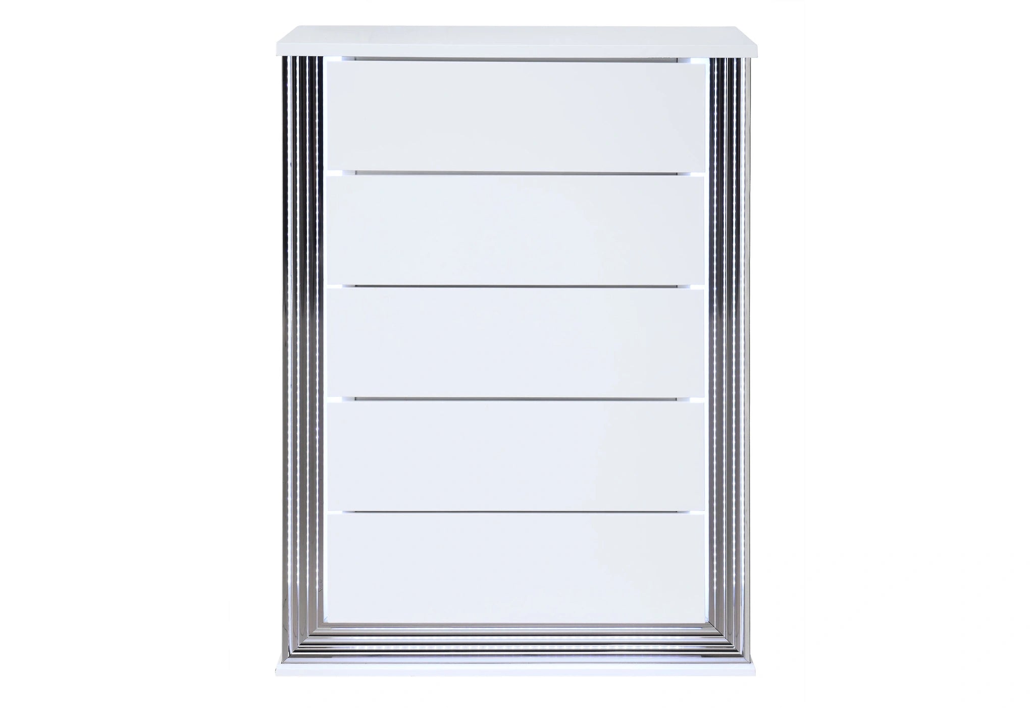 Ylime Smooth White Chest with LED