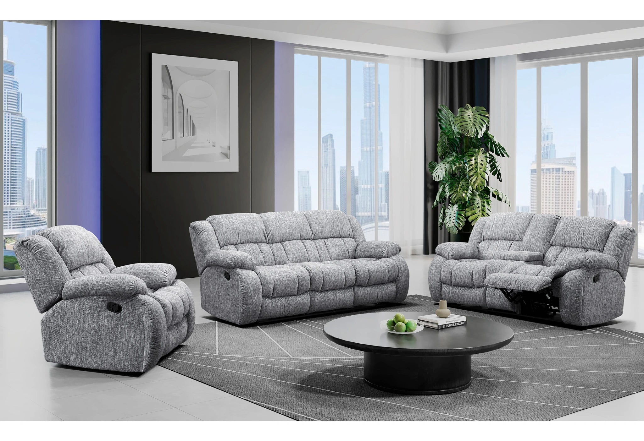 U250 Reclining Sofa/Console Reclining Loveseat