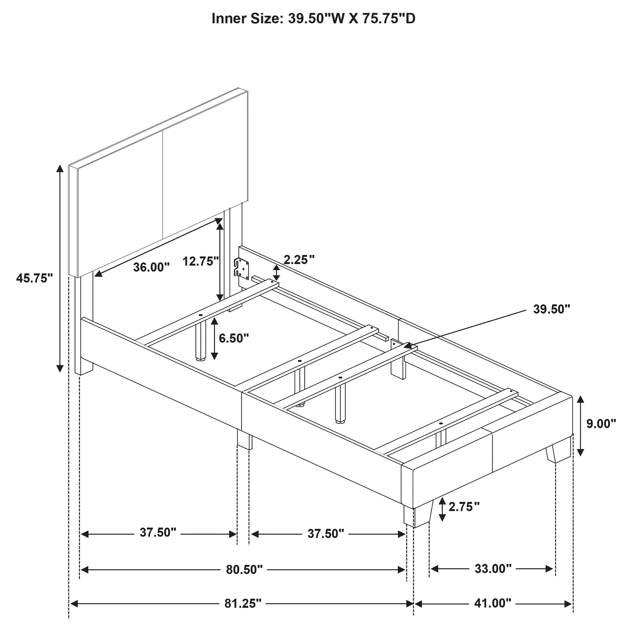 Dorian Panel Bed