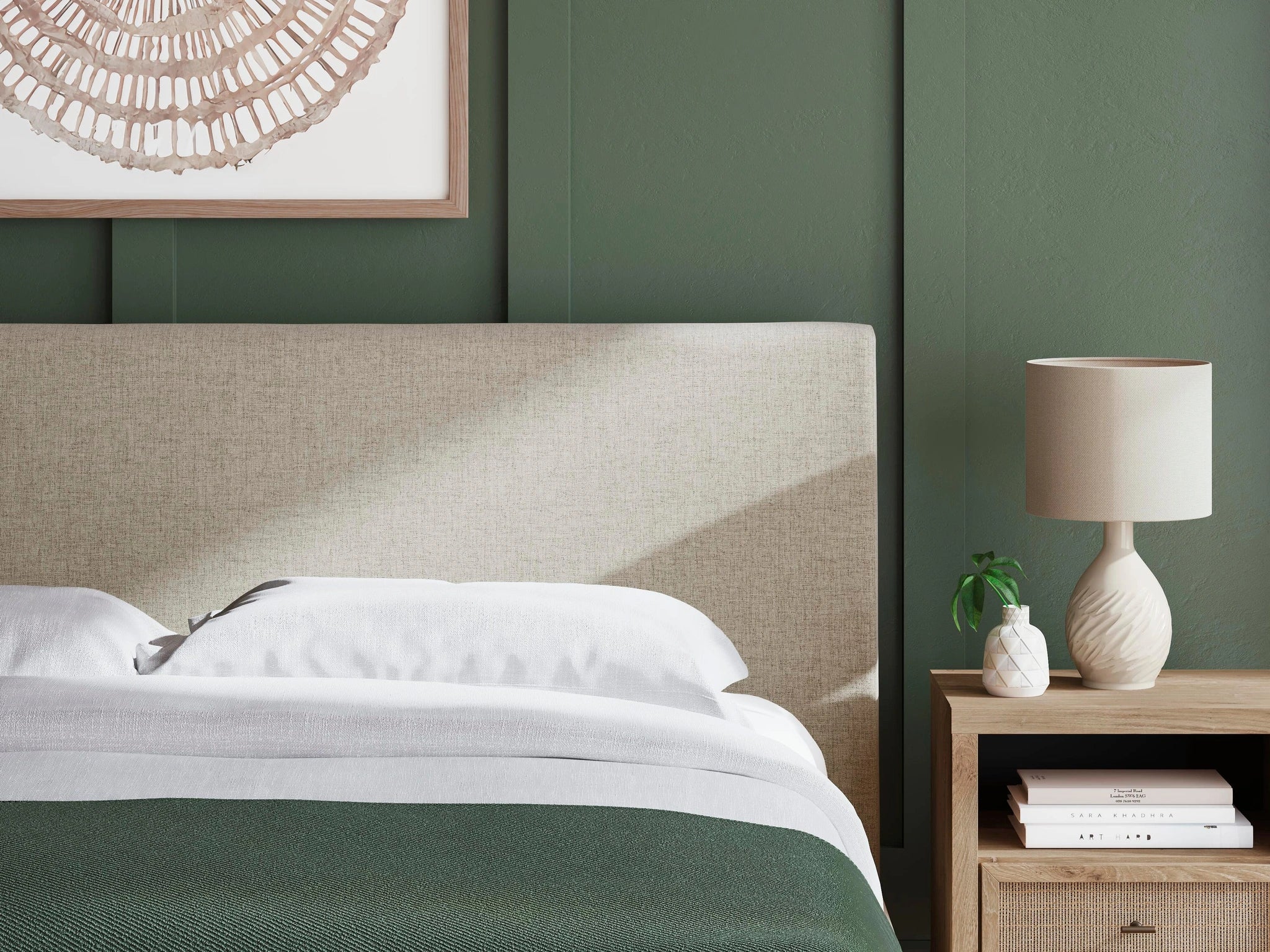 Cielden Upholstered Bed with Roll Slats