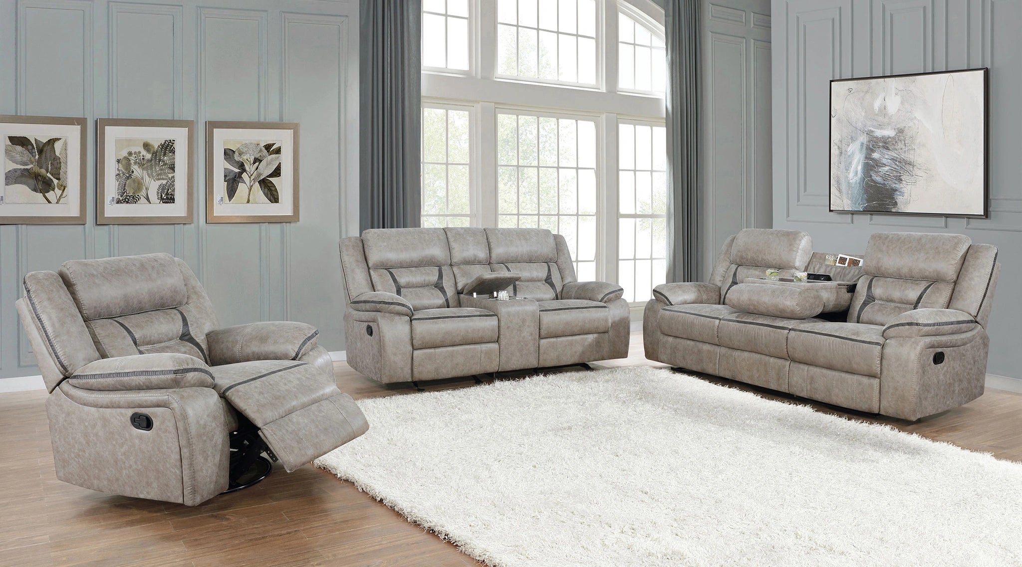 Greer Reclining Glider Loveseat