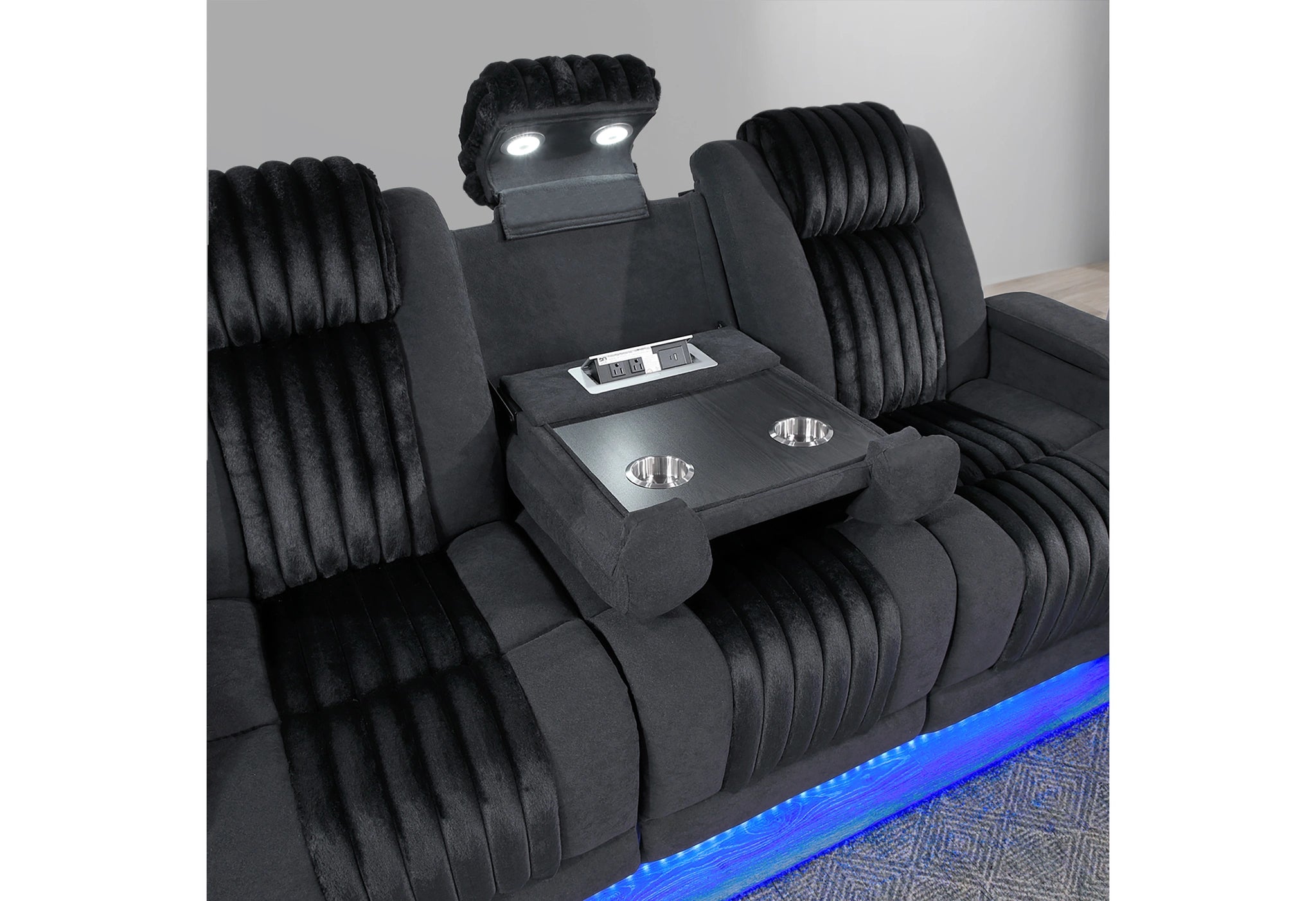 U8000 Pwr Rec Sofa/Pwr Con Rec Loveseat/Pwr Recliner with PHR