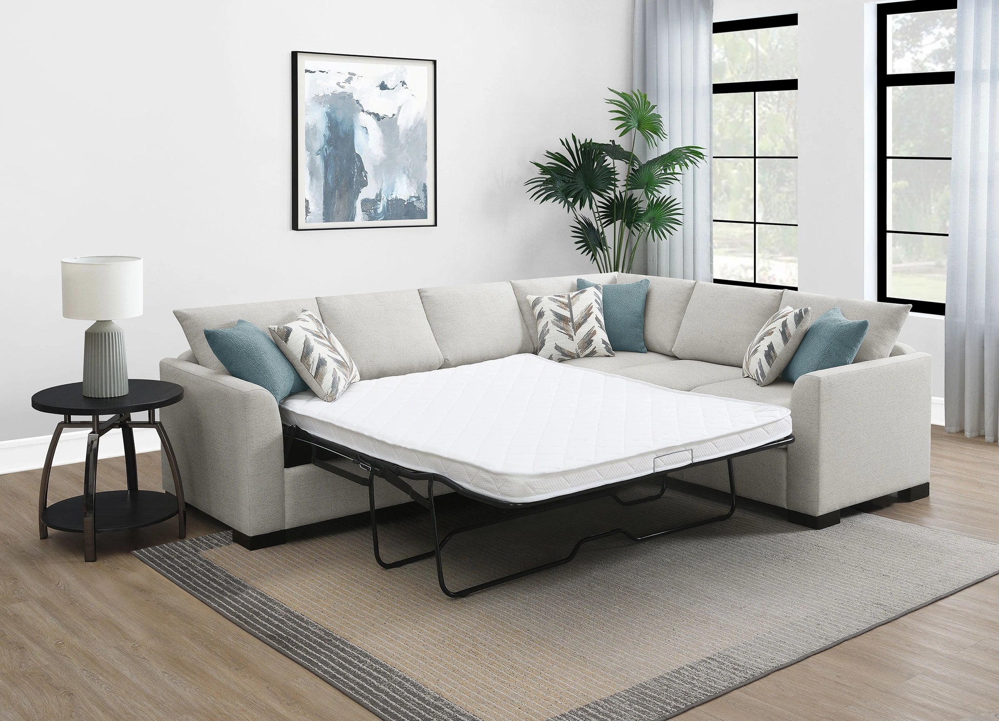 Ashford Fold-Out Sleeper Sectional Sofa