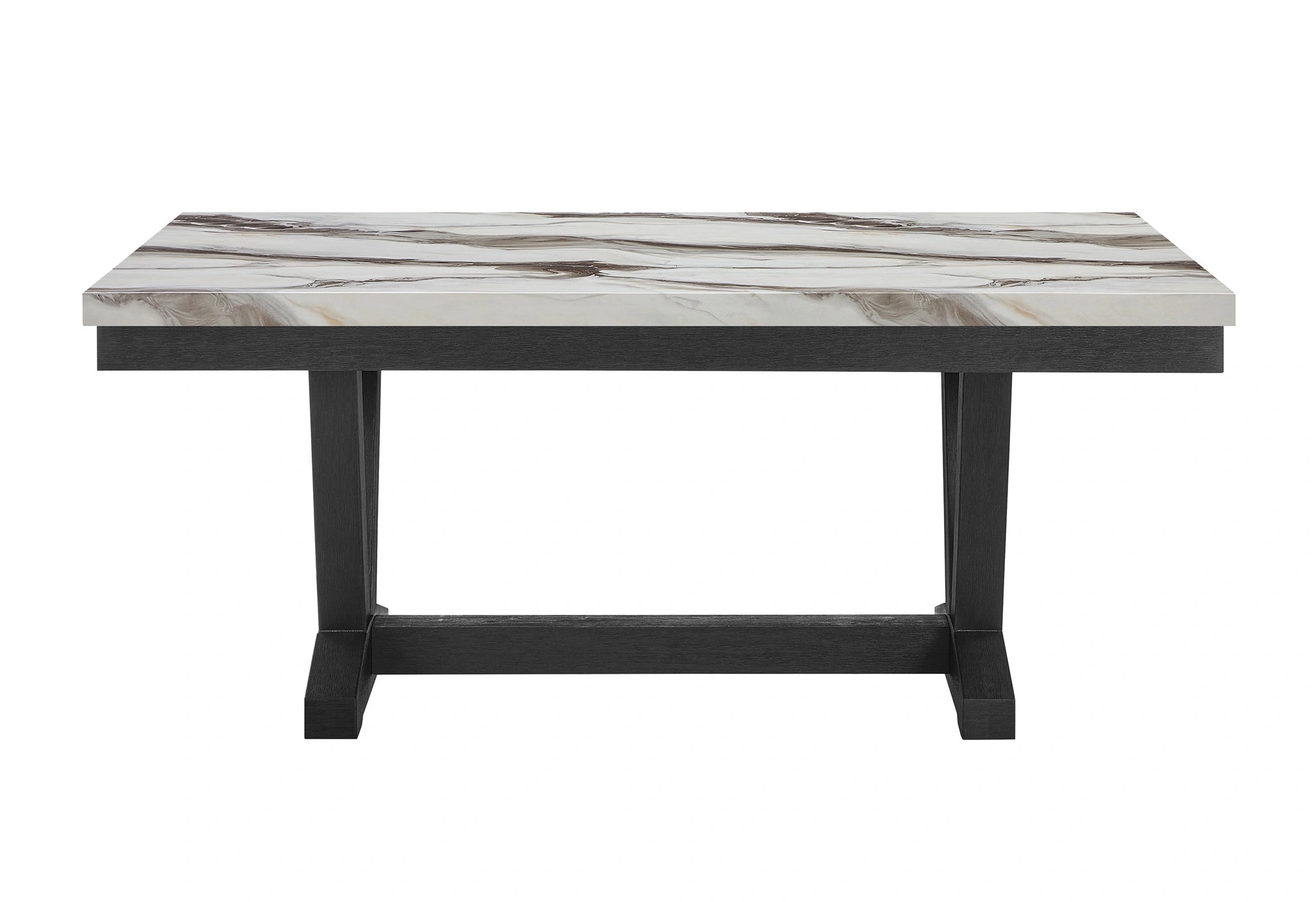 D1319 Black/White Dining Table