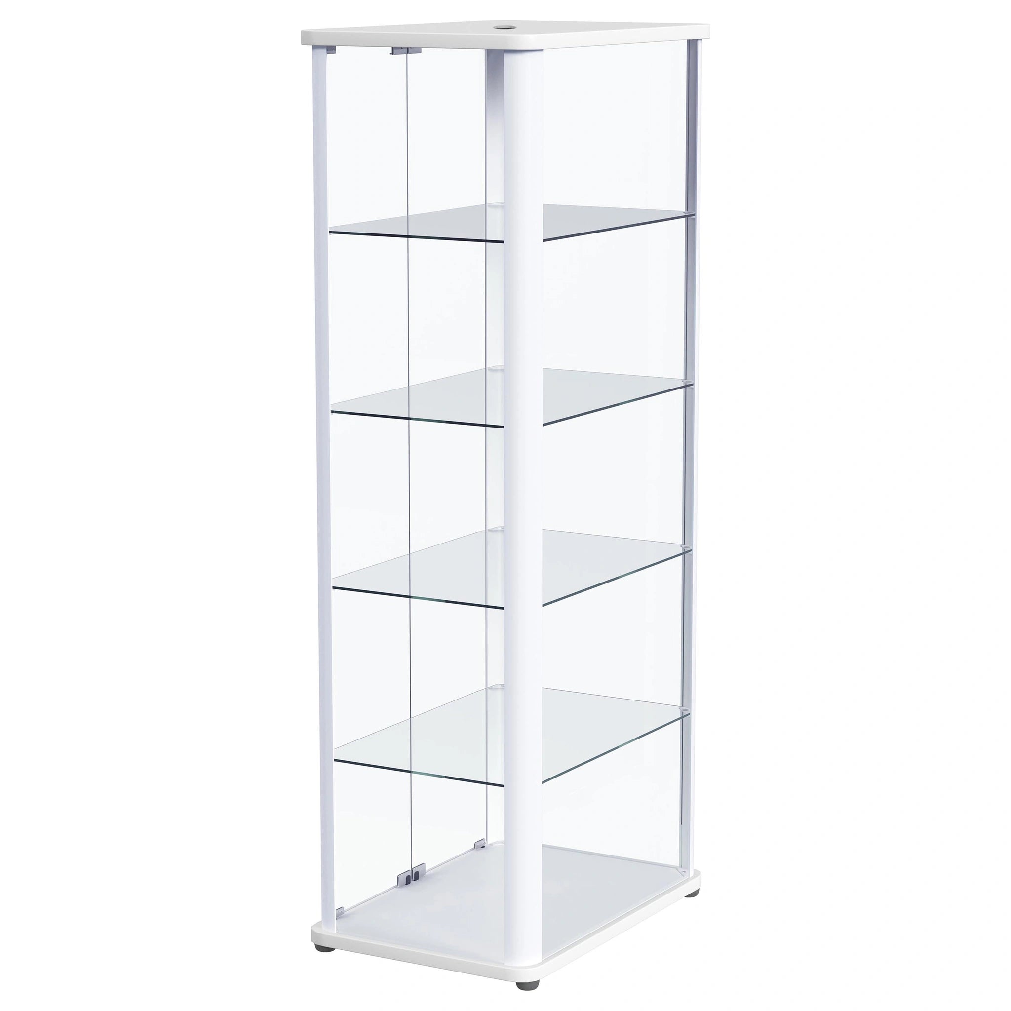 Aero Curio Cabinet with LED Lighting