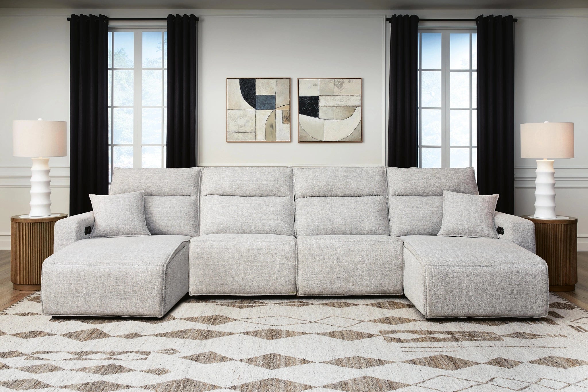 Modmax II Reclining Sectional with Double Chaise
