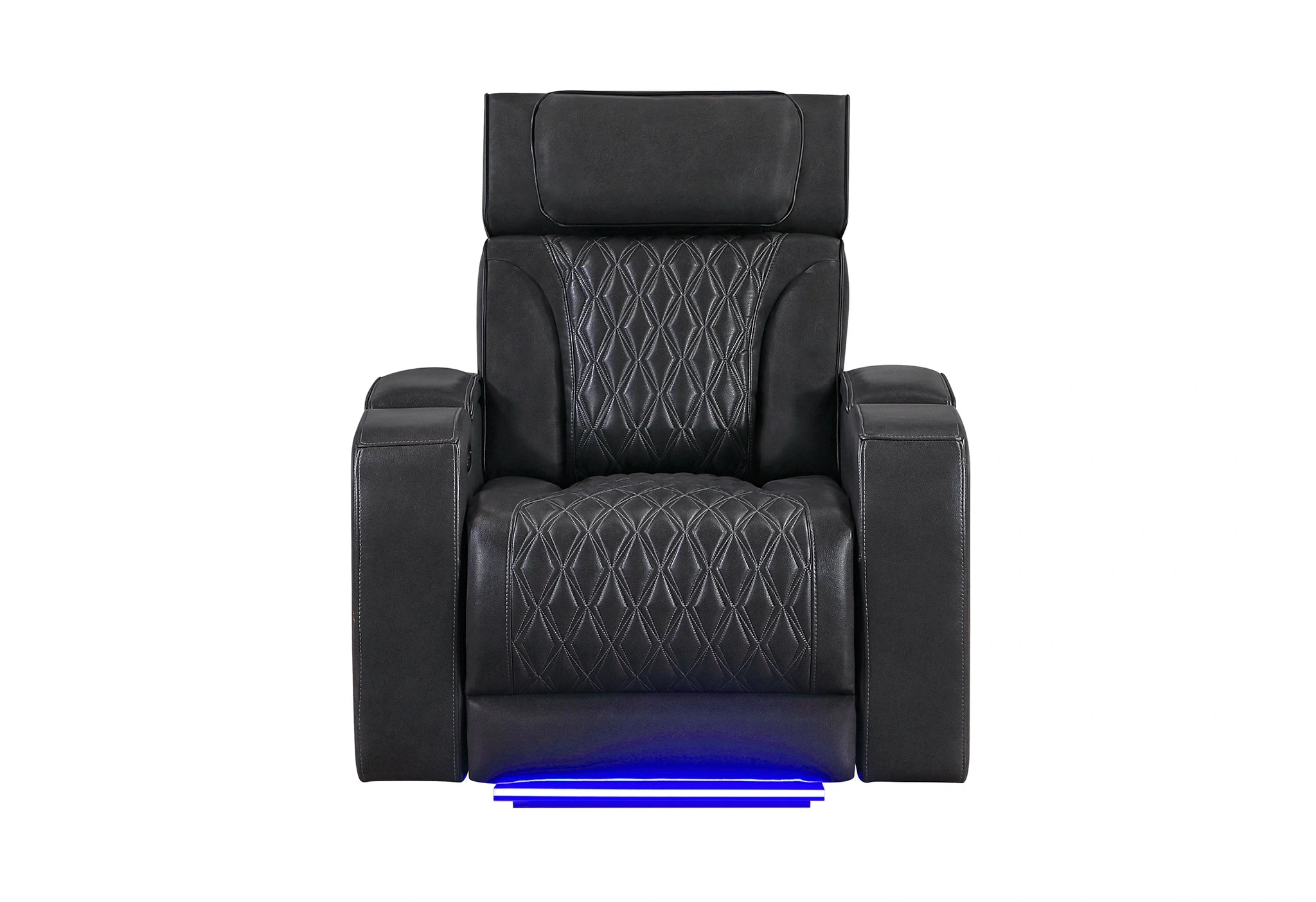 U8611 Blanche Power Recliner with Power Headrest and LED