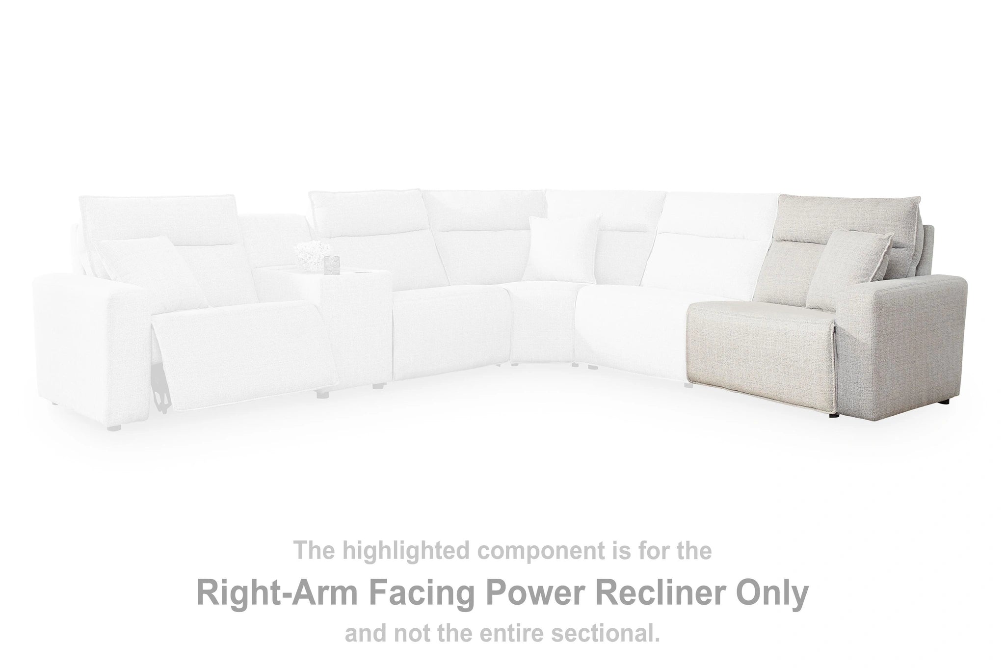 Modmax II Power Reclining Sectional with Chaise and Audio Consoles