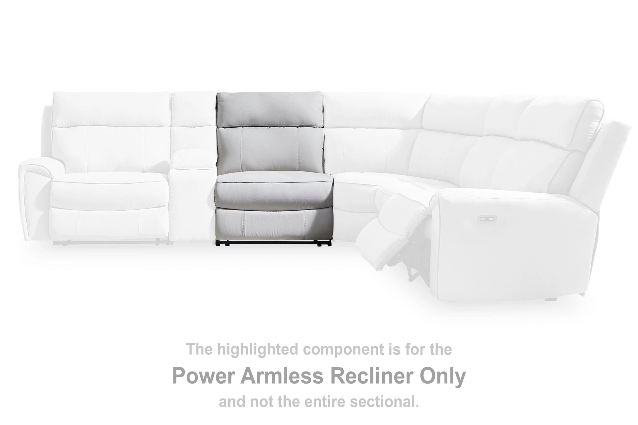 Social Pointe Reclining Sectional with Storage Consoles