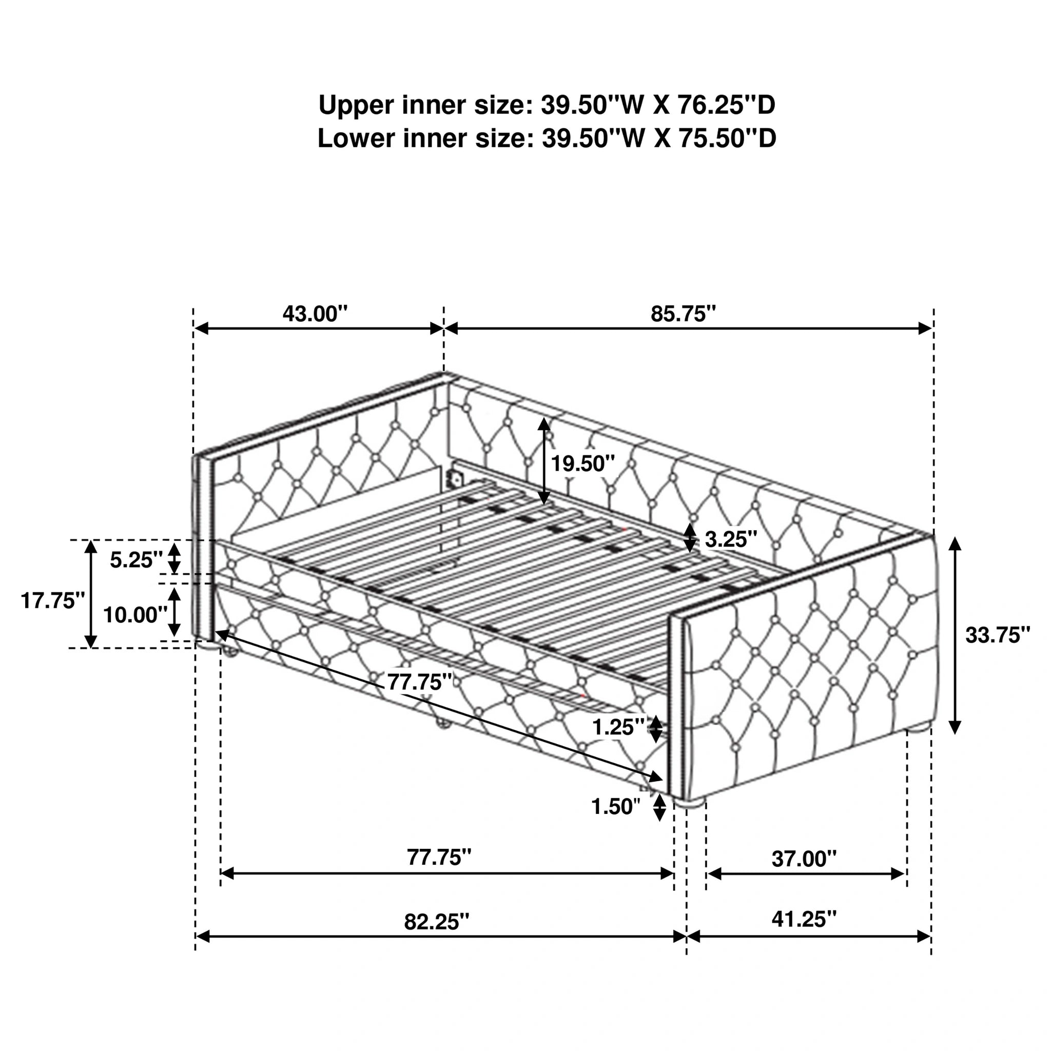 Mockern Daybed with Trundle