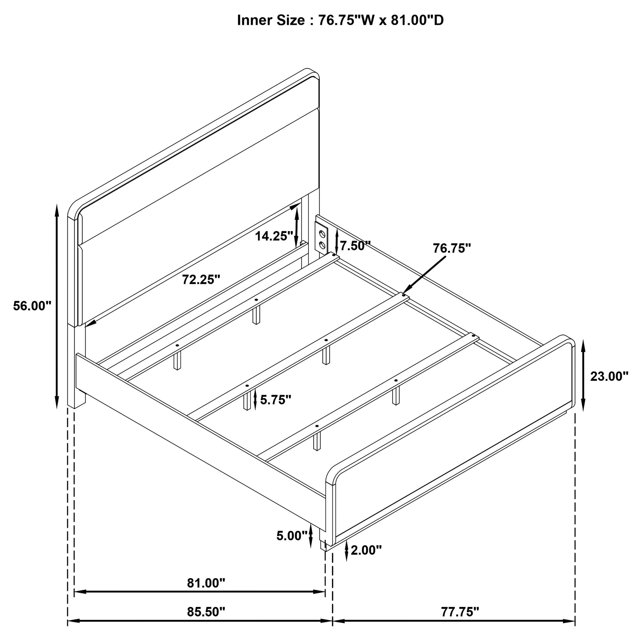 Ladera Panel Bed