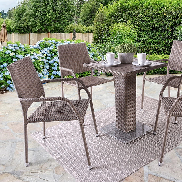 Aminta 3 & 5 Piece Patio Bistro Set