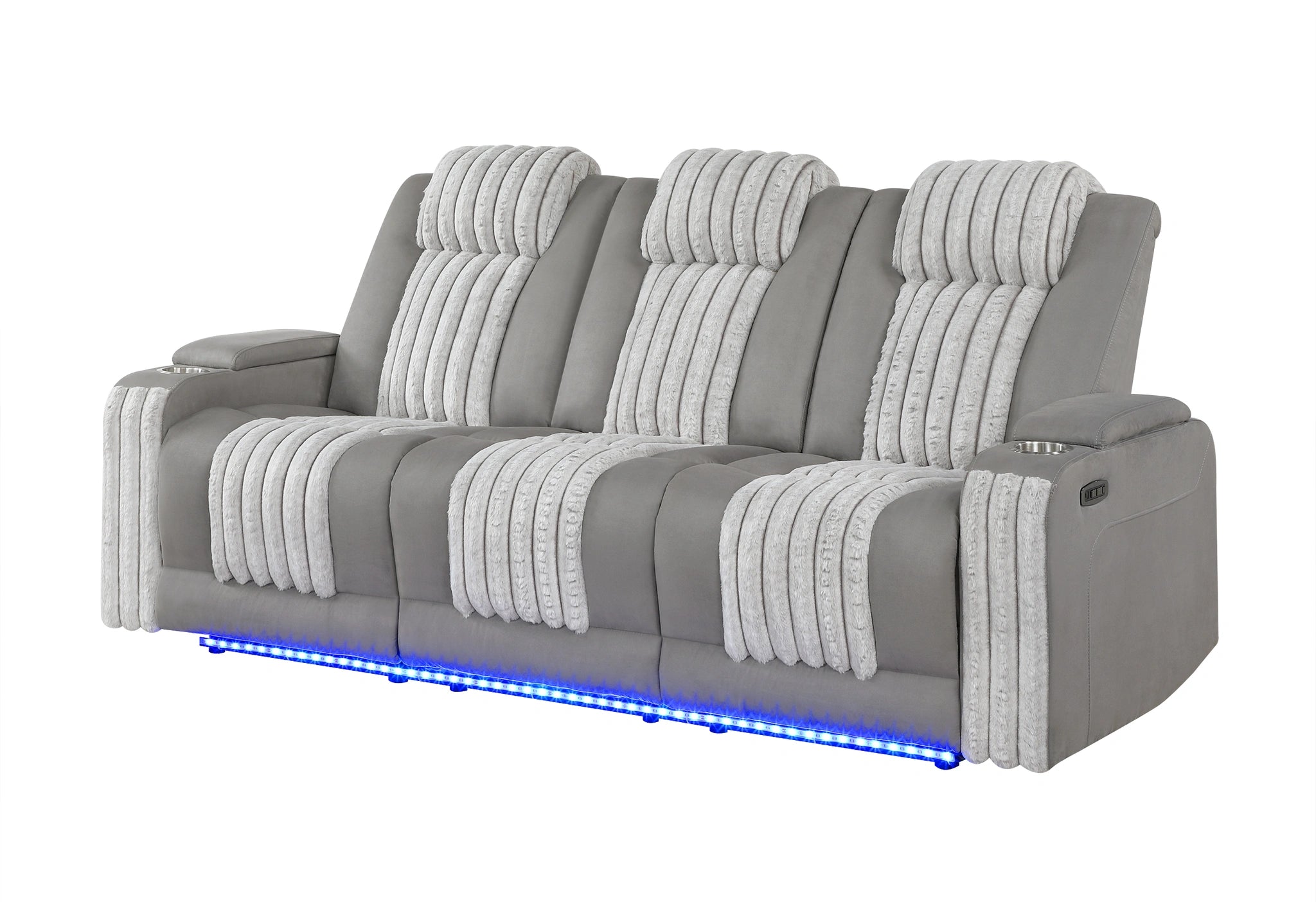 U8000 Pwr Rec Sofa with PHR, Ddt, Reading and LED