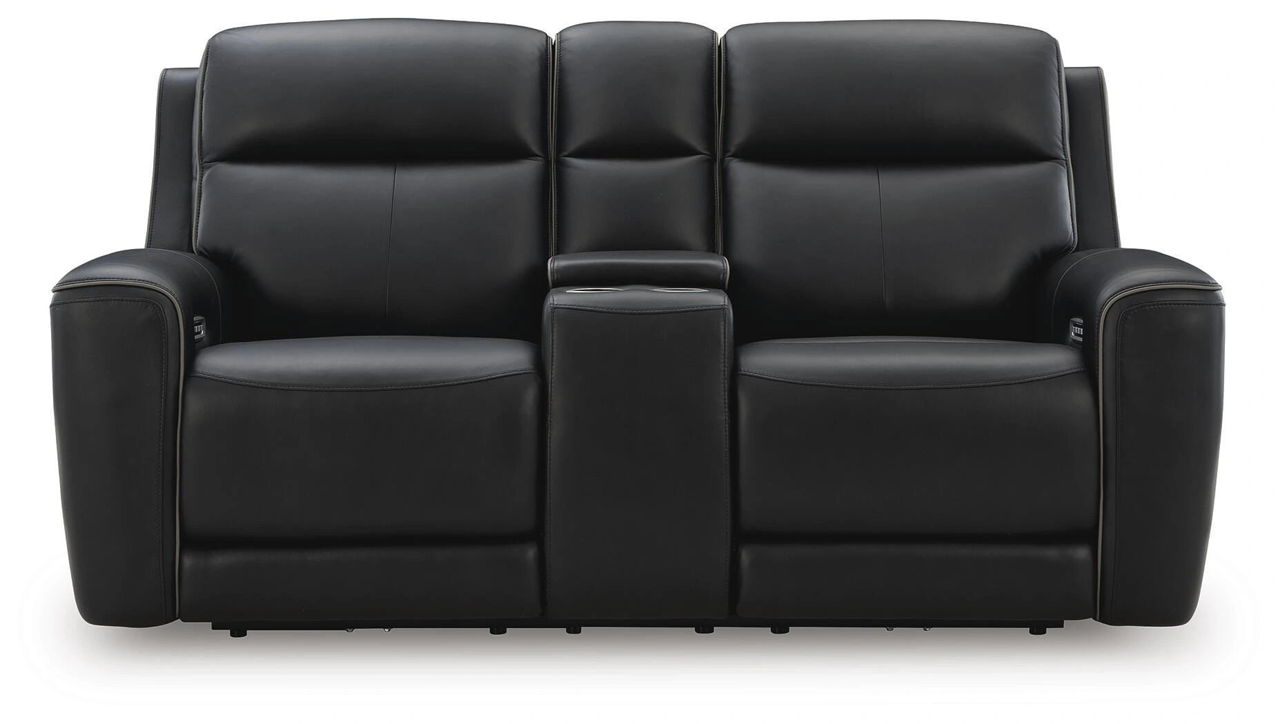 5Z-Comfort Power Reclining Loveseat with Console