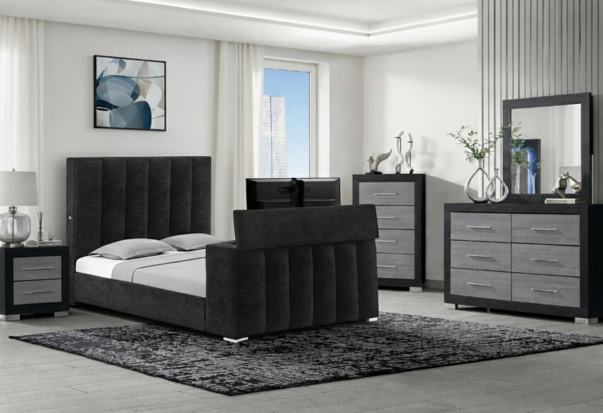 Serenity/Emma Onyx King Bed Group