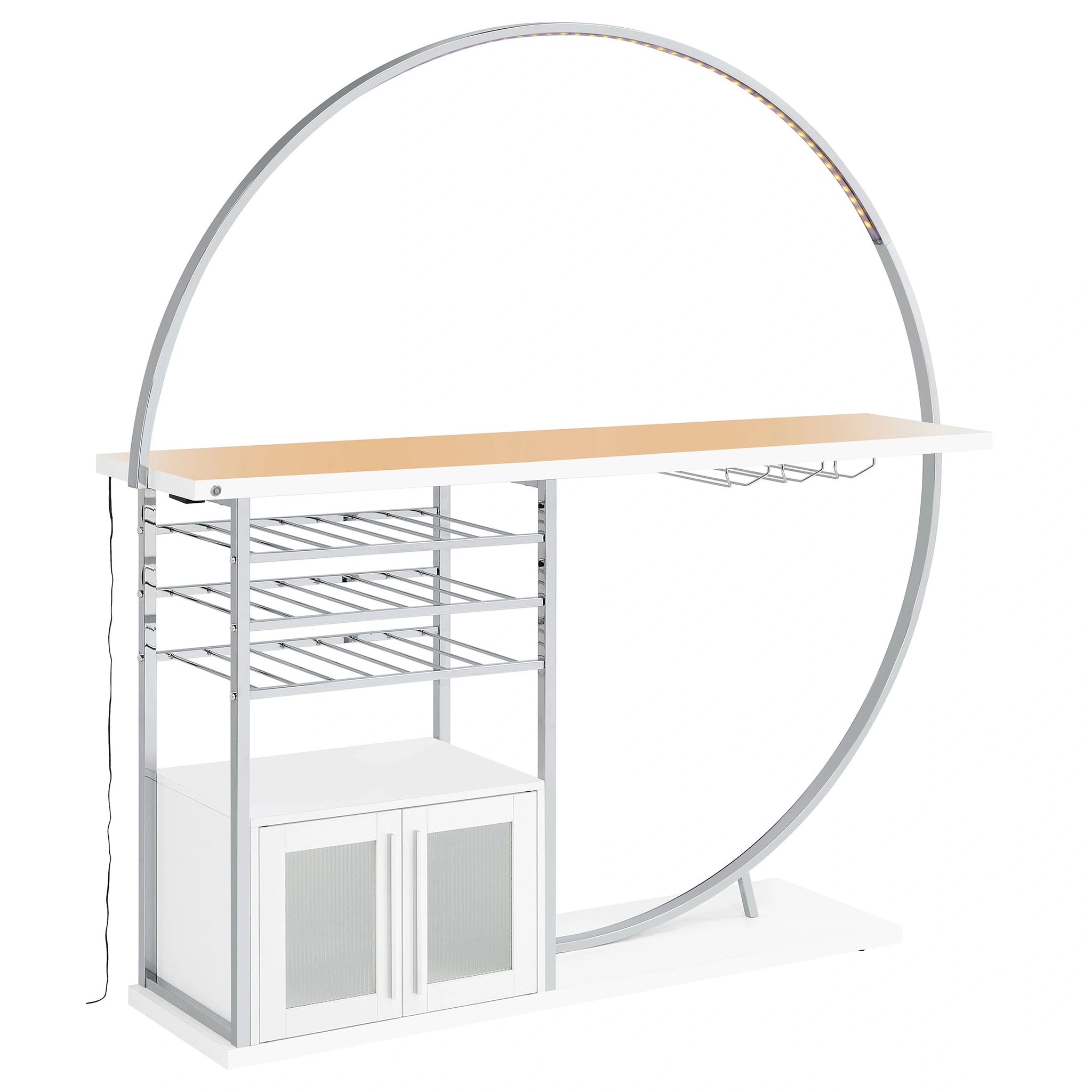 Risley Wine Cabinet with LED Lighting
