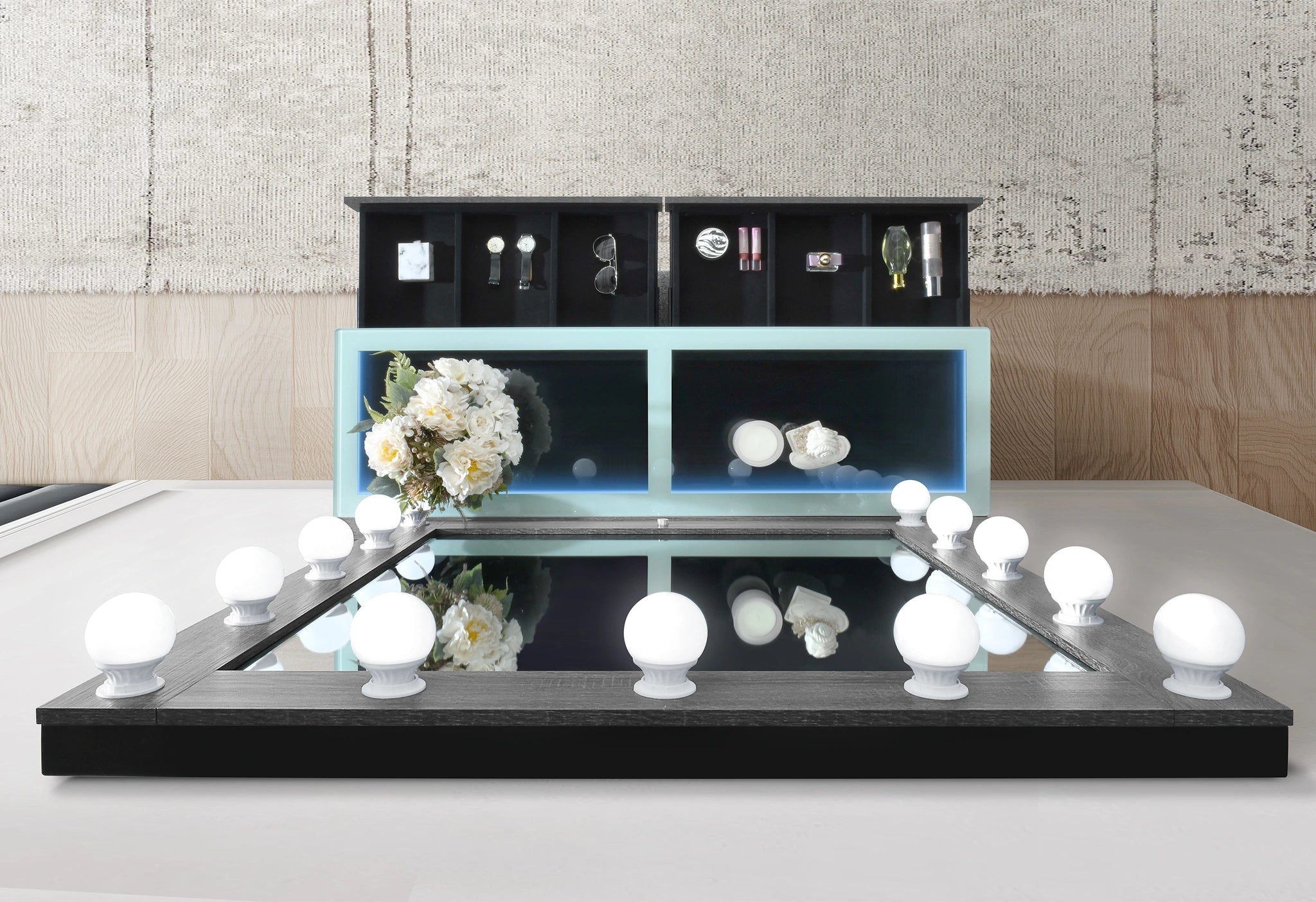 Lexi Grey Vanity with Speaker