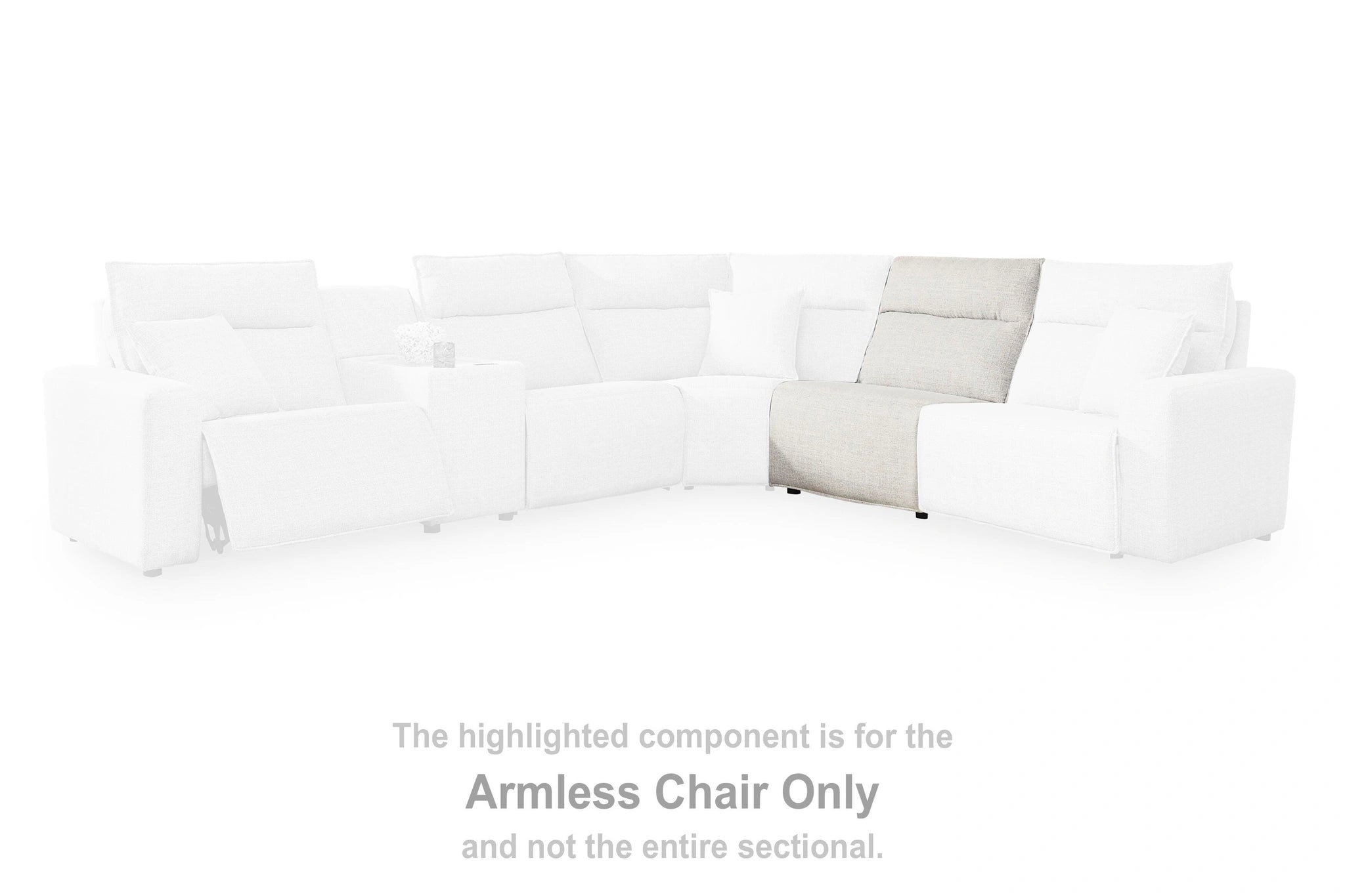 Modmax II Power Reclining Sectional with Consoles