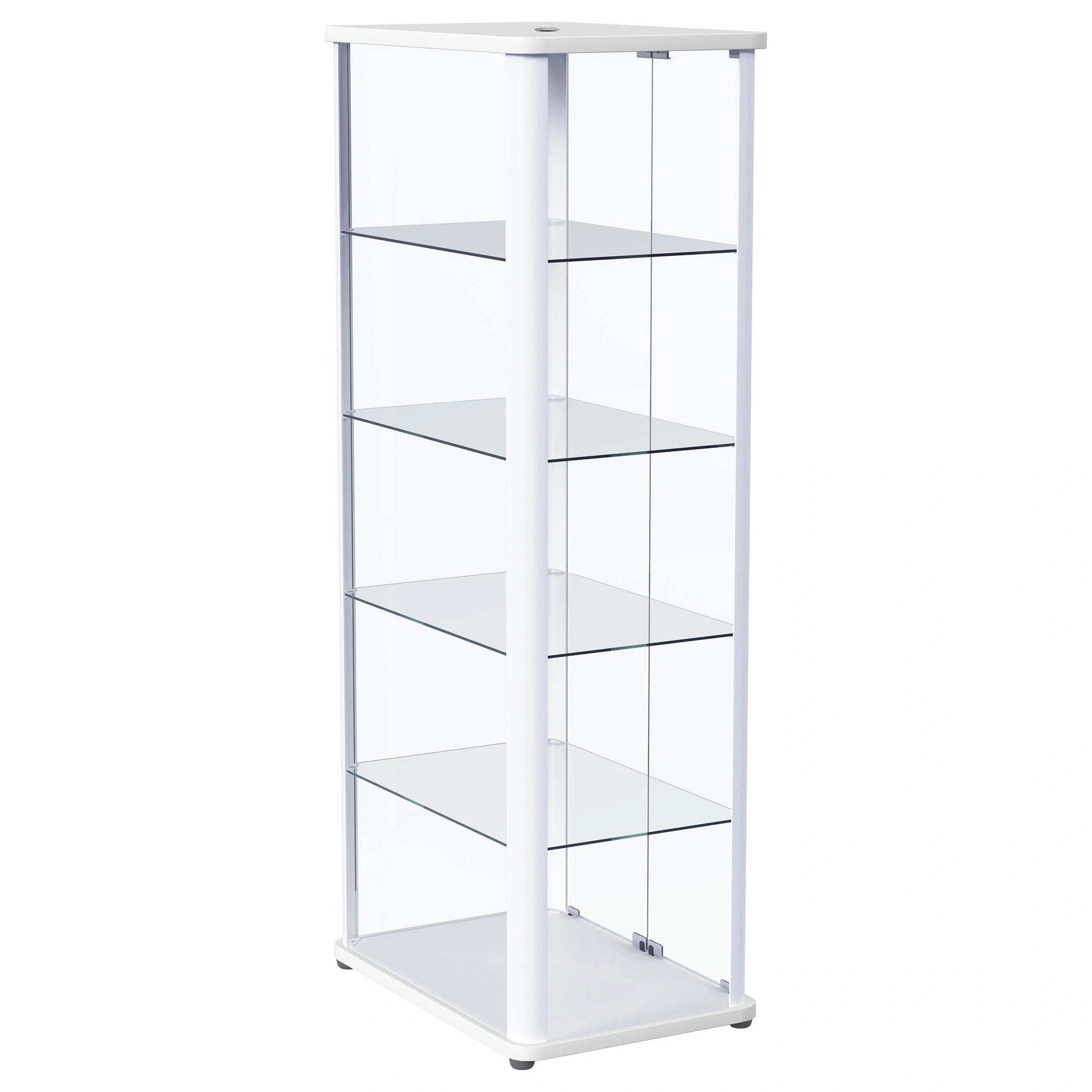 Aero Curio Cabinet with LED Lighting
