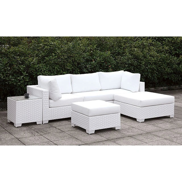 Somani Small L-Sectional W/ RIGHT Chaise + Ottoman