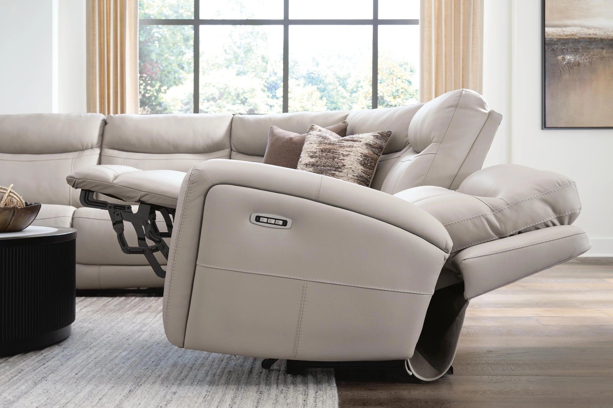 Gravier Power Reclining Sectional with Storage Console