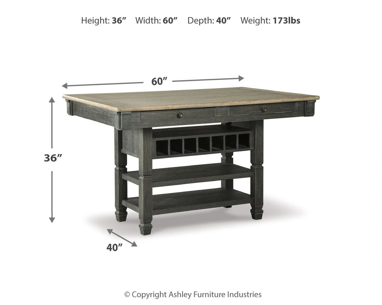 Tyler Creek Counter Height Dining Set