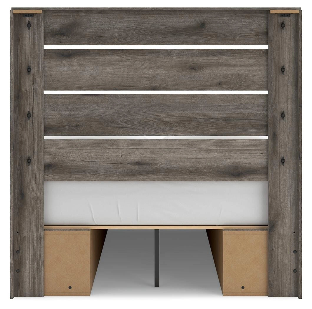 Graystorm Bed with Storage