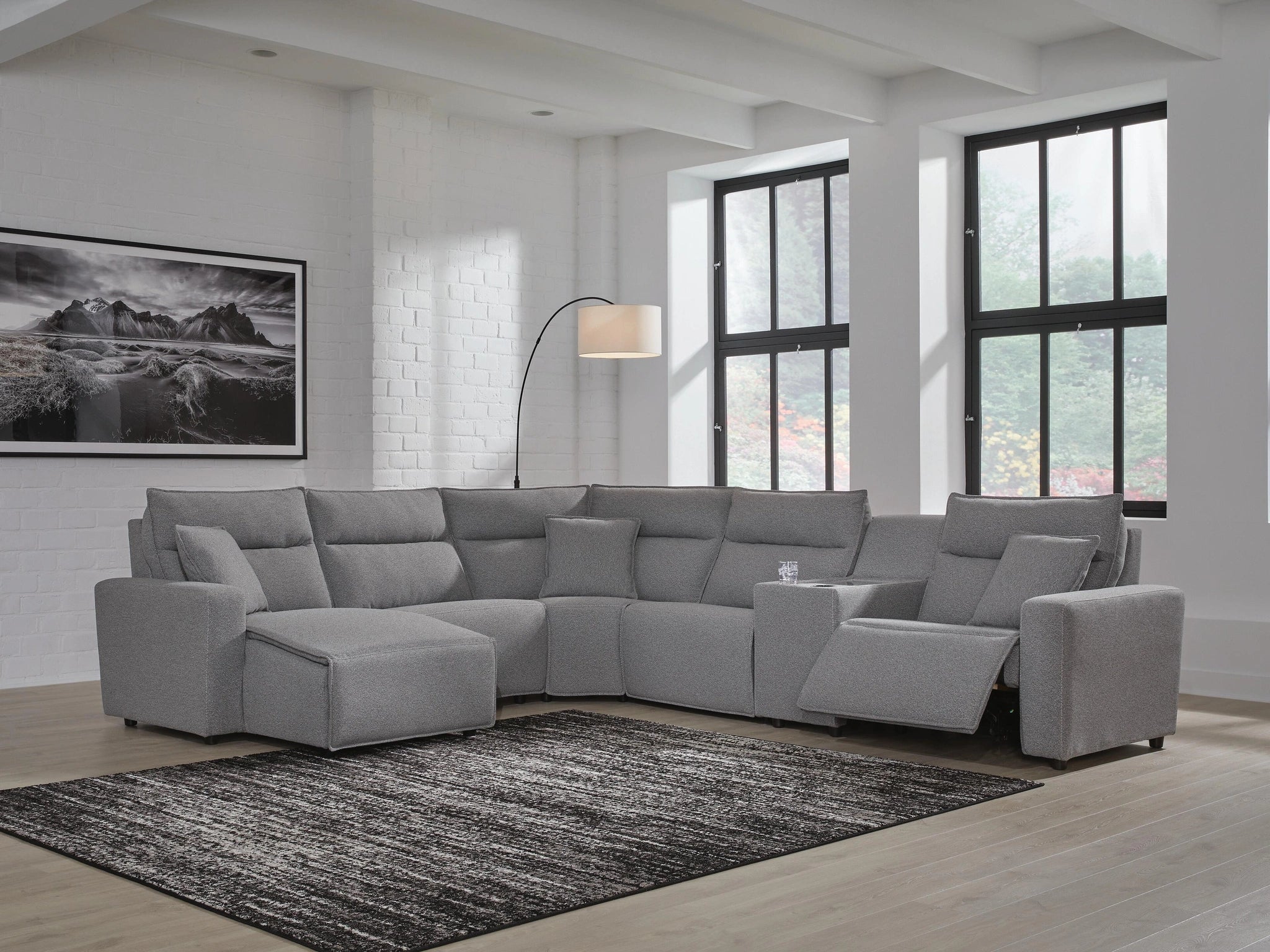 Modmax II Power Reclining Sectional with Chaise and Console