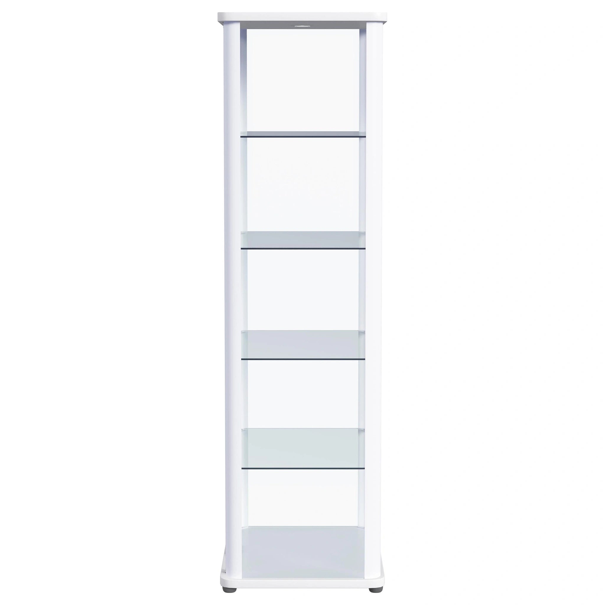 Aero Curio Cabinet with LED Lighting