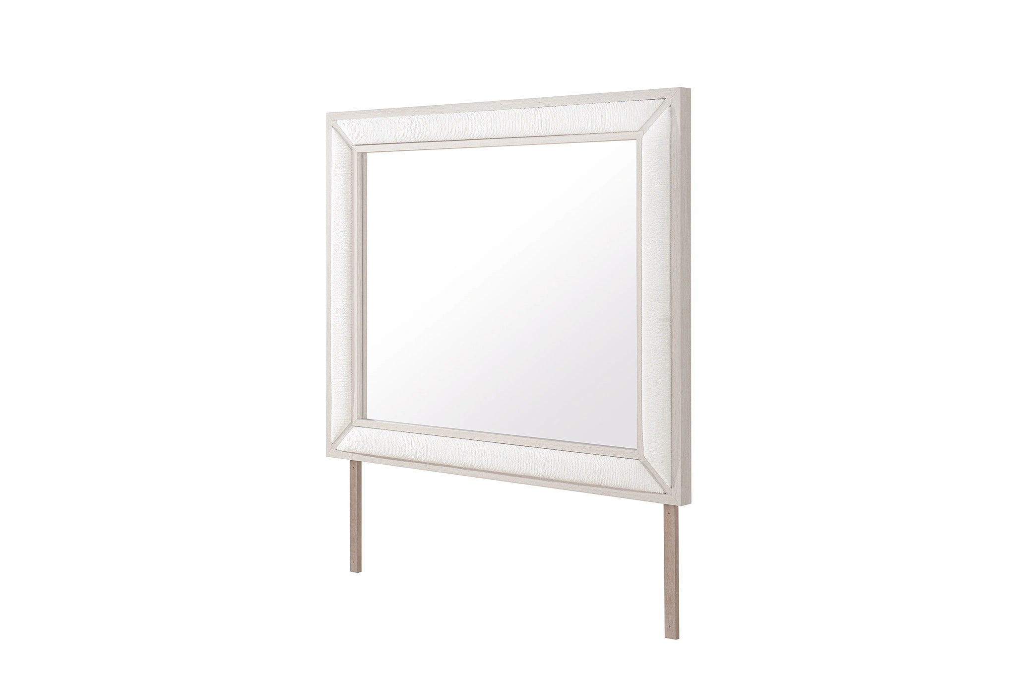 Clara Beige Upholstered Mirror