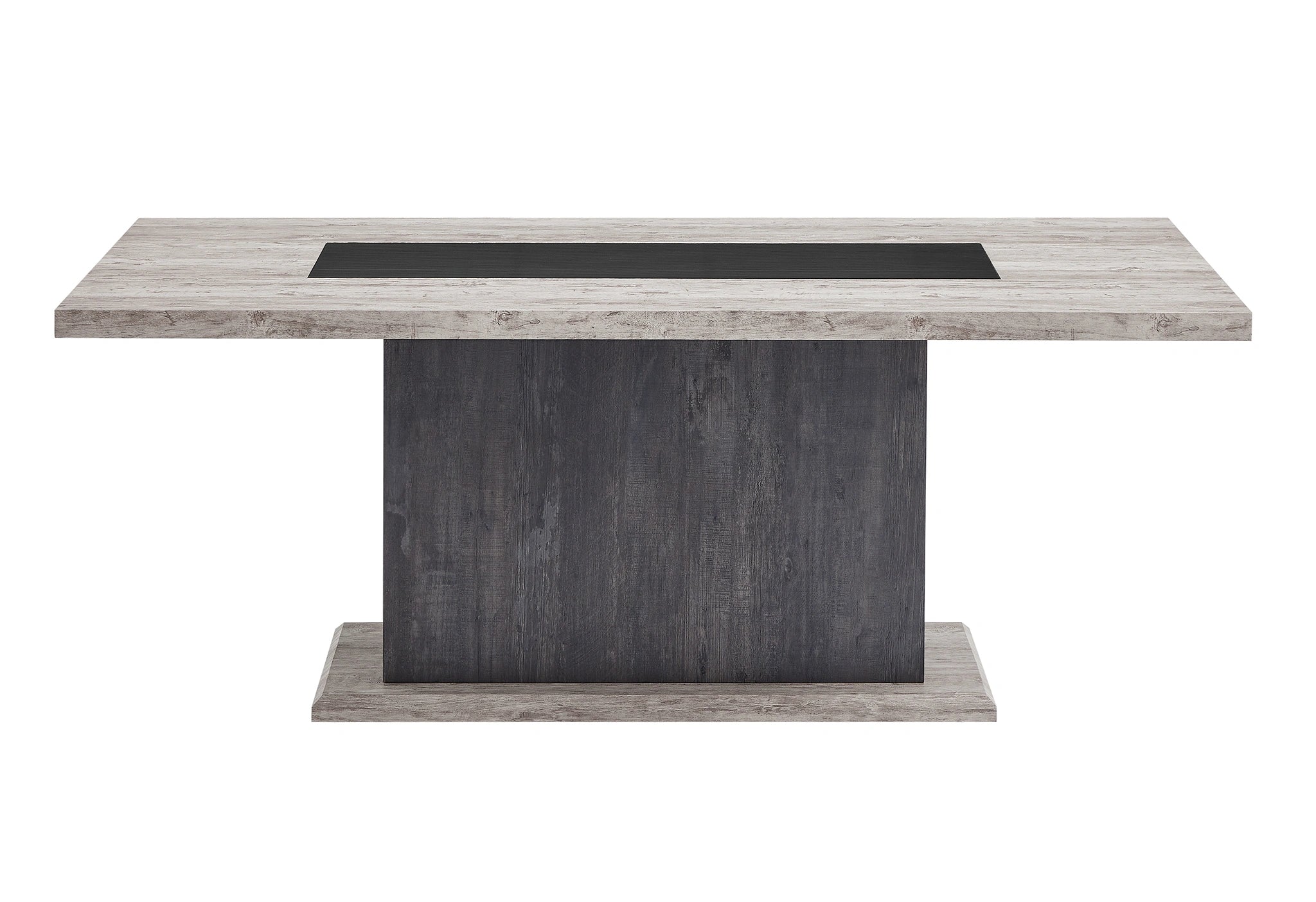 D8030 Dining Table with Storage Drawers and Storage Door